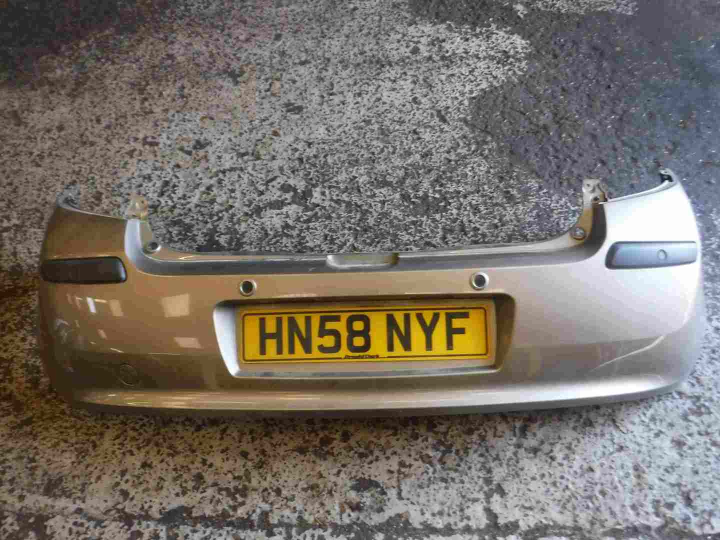 Renault Clio MK3 2005-2009 Rear Bumper Beige TEHNK