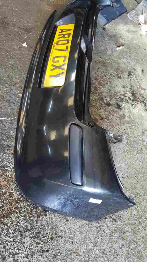 Renault Clio MK3 2005-2009 Rear Bumper Black 676