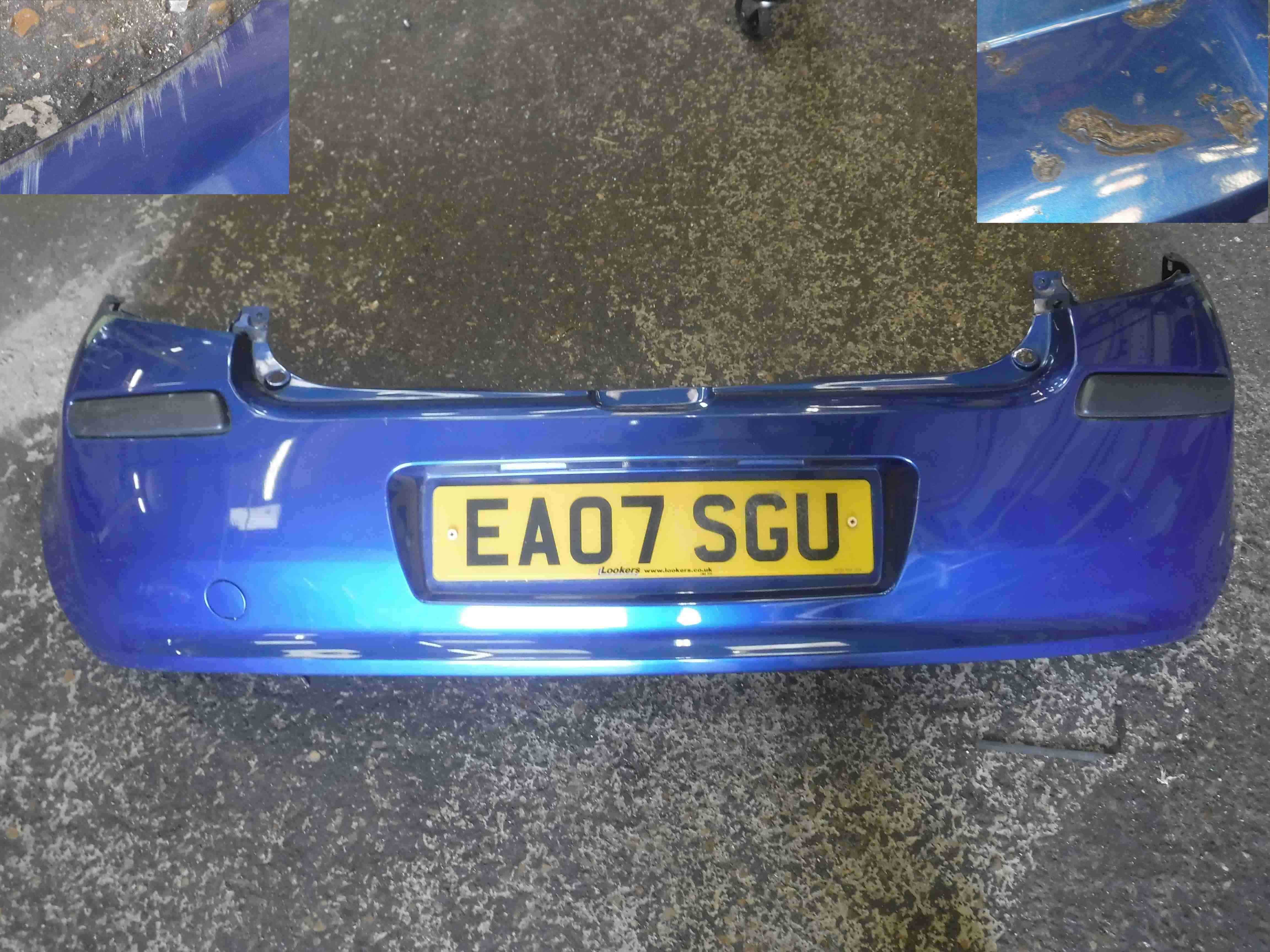 Renault Clio MK3 2005-2009 Rear Bumper Blue TERNA