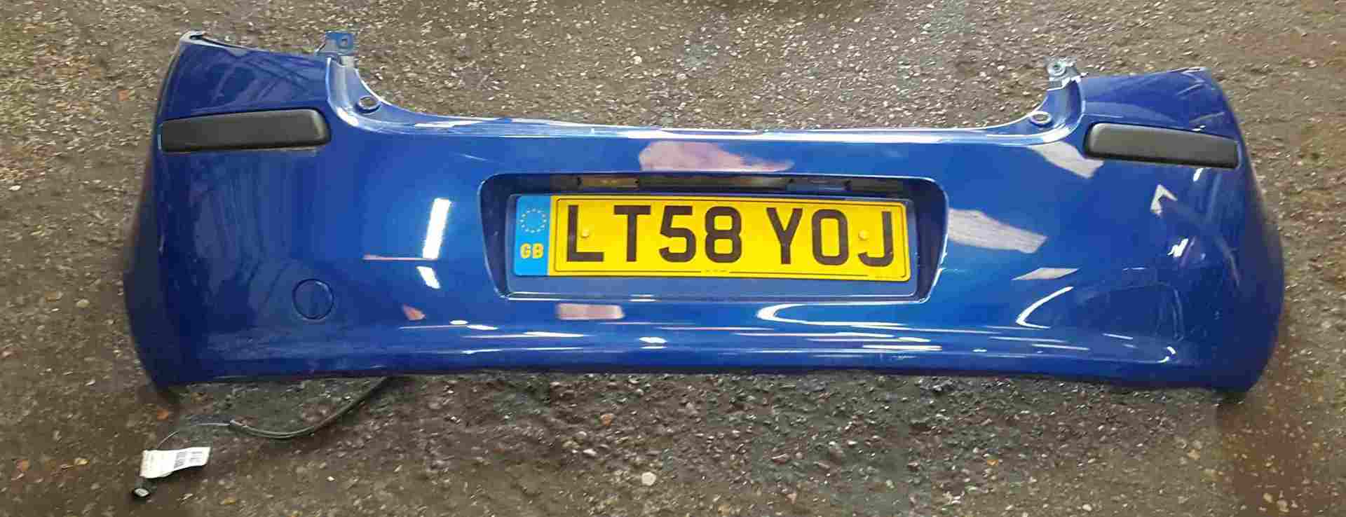 Renault Clio MK3 2005-2009 Rear Bumper Blue TERNA