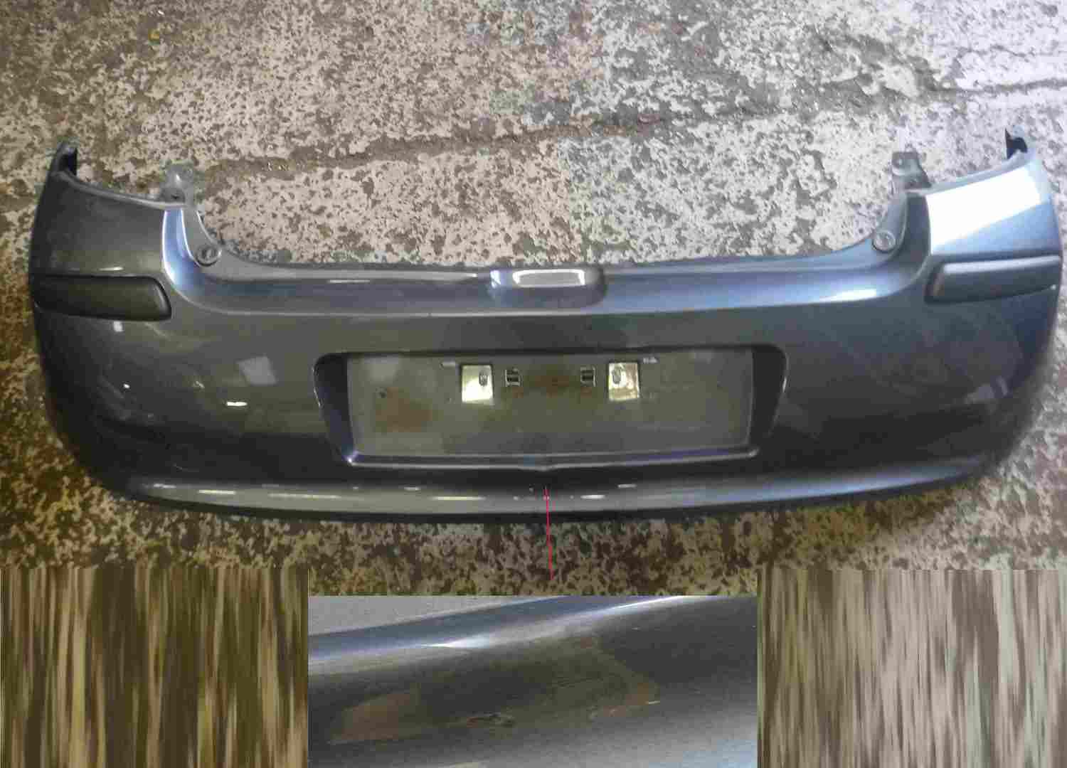 Renault Clio MK3 2005-2009 Rear Bumper Grey Blue Purple TEJ47