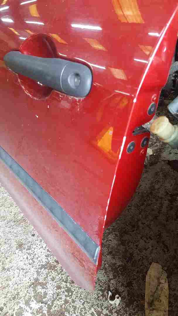 Thumb 4 Renault Clio MK3 2005-2009 RED Tennj Passenger NSF Front Door 3Dr 3 Door