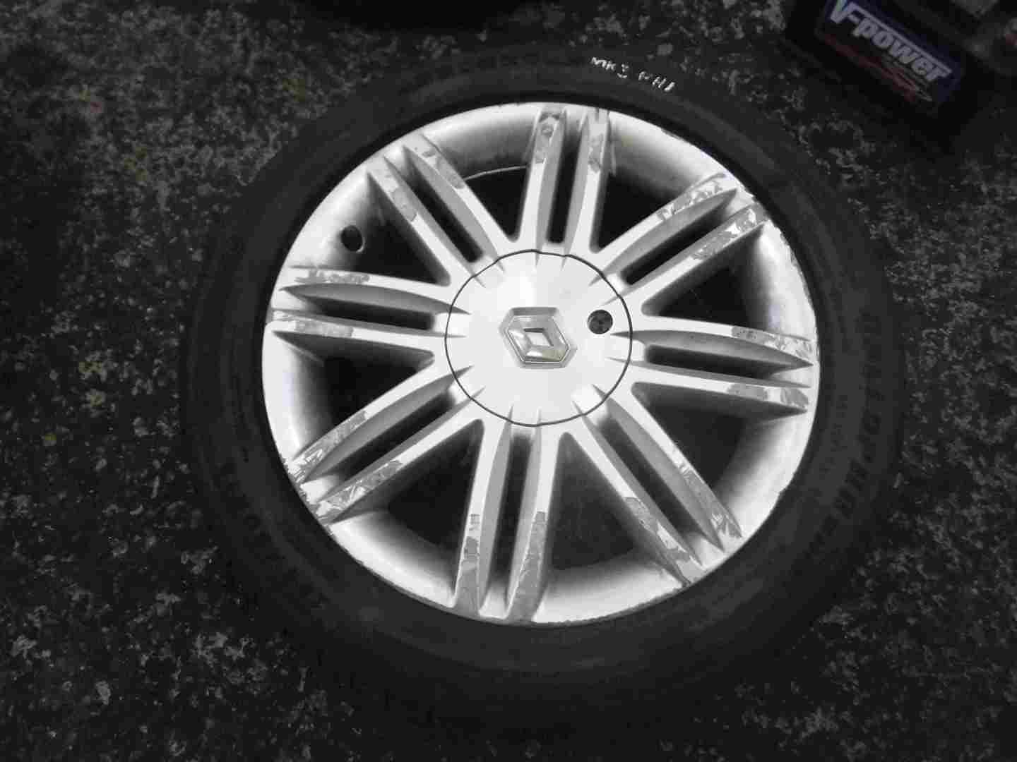 Renault Clio MK3 2005-2009 Solonia Alloy Wheel  Tyre 3/5 Needs Tyre