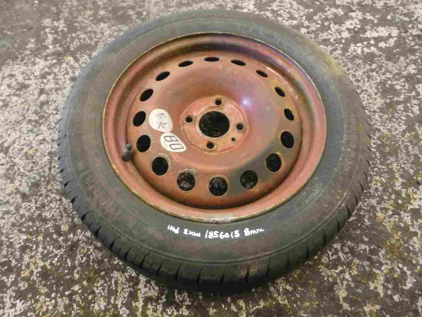 Renault Clio MK3 2005-2009 Spare Wheel Space Saver + Tyre 185 60 15 8mm Tread