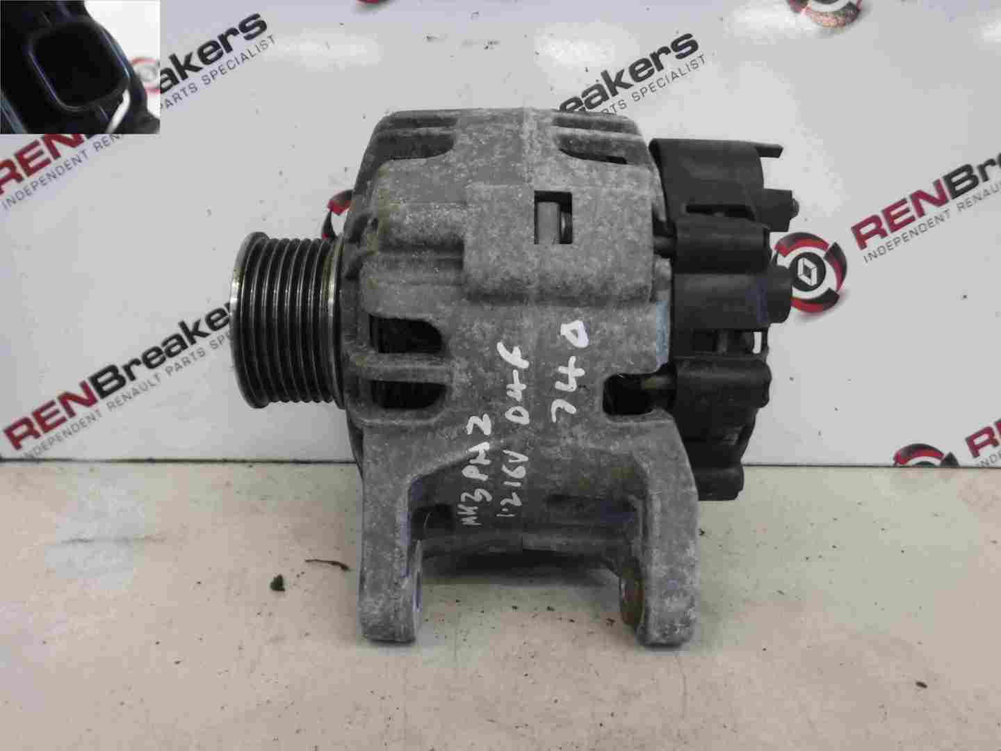 Renault Clio MK3 2005-2012 1.2 16v Alternator 8200654541
