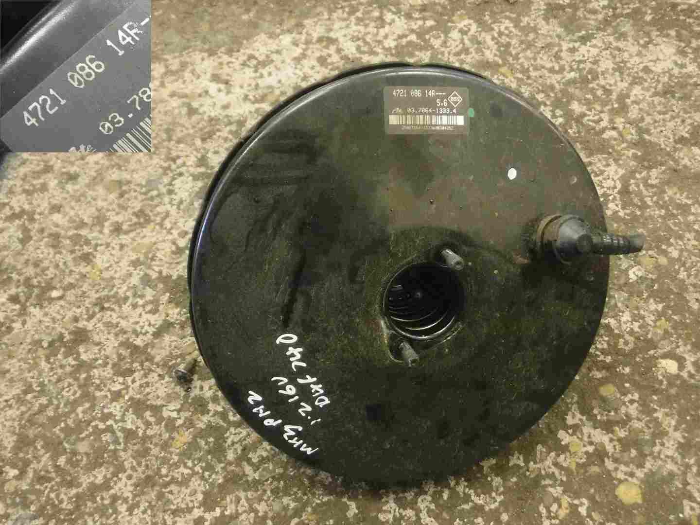 Renault Clio MK3 2005-2012 1.2 16v Brake Servo Unit 472108614R