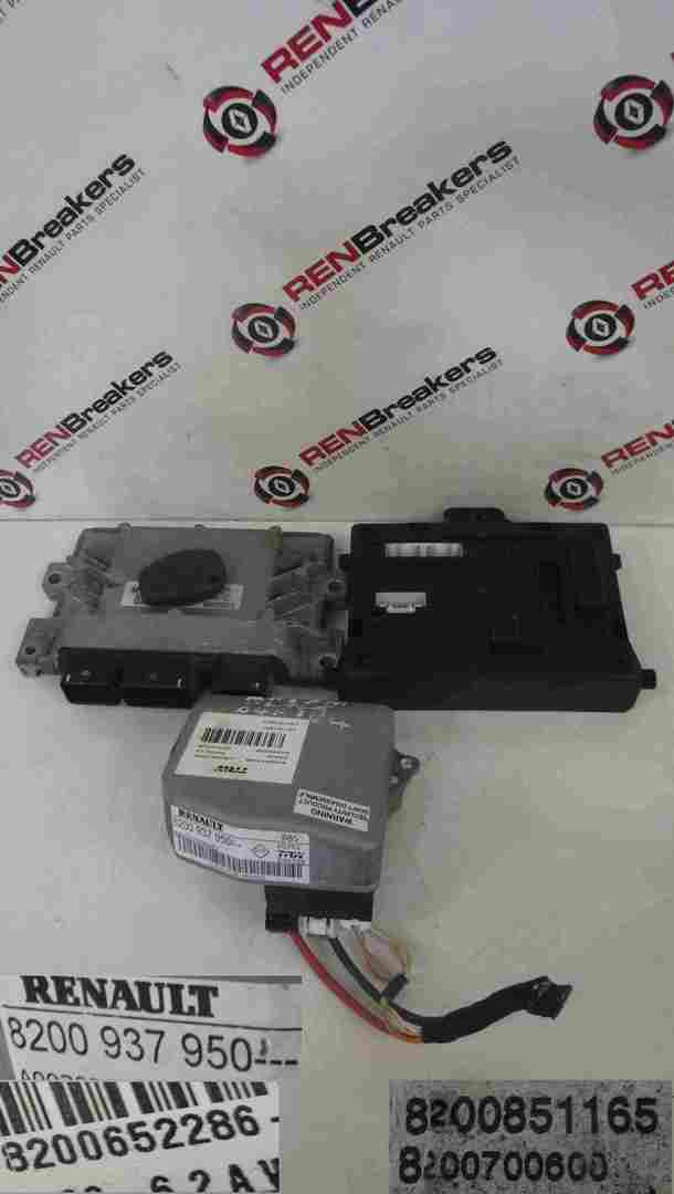 Renault Clio MK3 2005-2012 1.2 tCe ECU SET UCH BCM Immobiliser + Key Fob