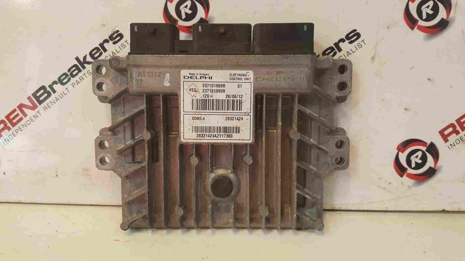 Thumb 6 Renault Clio MK3 2005-2012 1.5 DCI Ecu Engine Control Unit 237101990r 237101989r