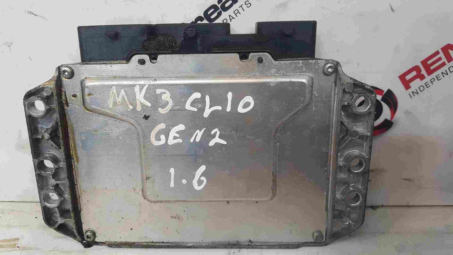 Thumb 2 Renault Clio MK3 2005-2012 1.6 16v Engine Control Unit 8201104877 8200461733