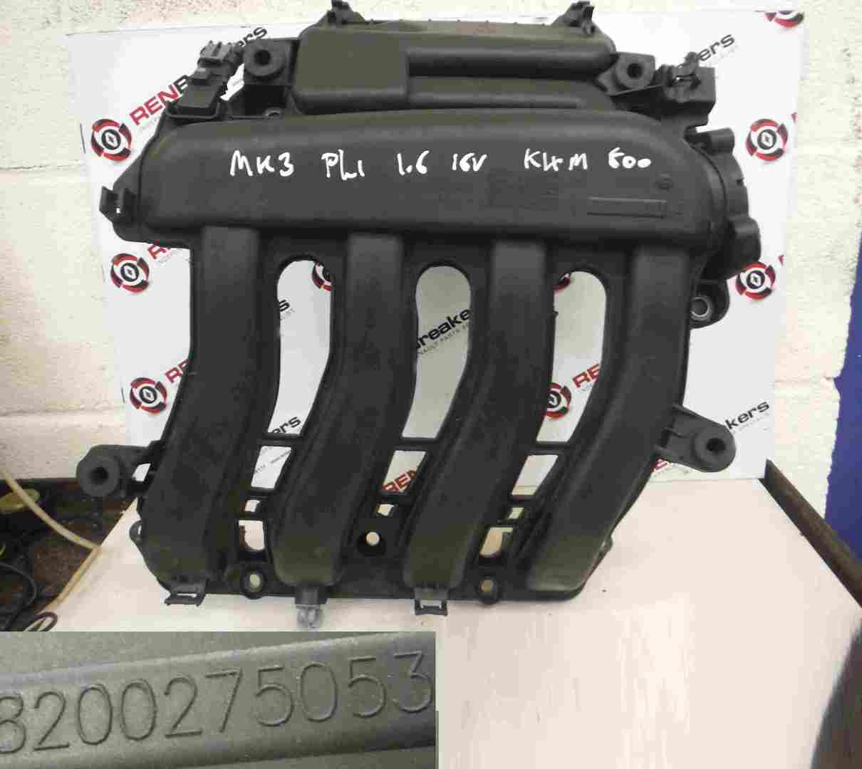 Renault Clio MK3 2005-2012 1.6 16v Inlet Intake Manifold Mani 8200275053