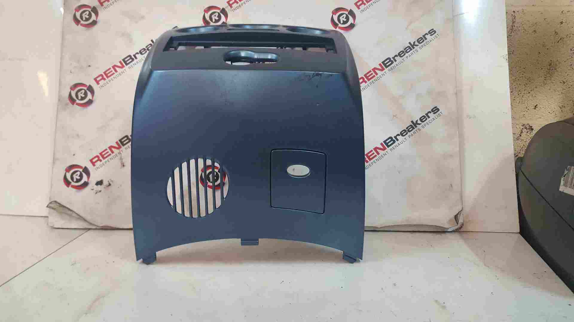 Thumb 7 Renault Clio MK3 2005-2012 Blue Centre Dashboard Trim Plastic Dash Inserts 