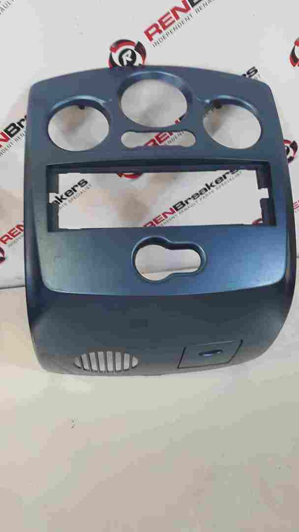 Thumb 2 Renault Clio MK3 2005-2012 Blue Centre Dashboard Trim Surround Plastic