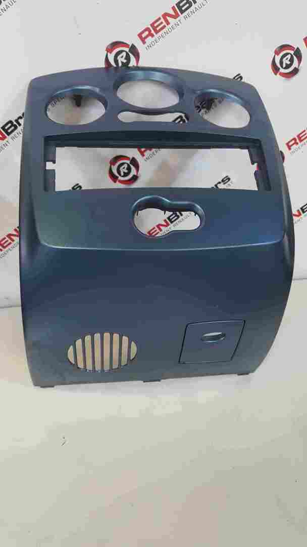 Thumb 5 Renault Clio MK3 2005-2012 Blue Centre Dashboard Trim Surround Plastic