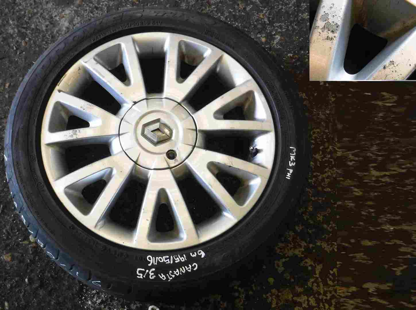 Renault Clio MK3 2005-2012 Canasta Alloy Wheel + Tyre 195 50 16 6mm 4/5