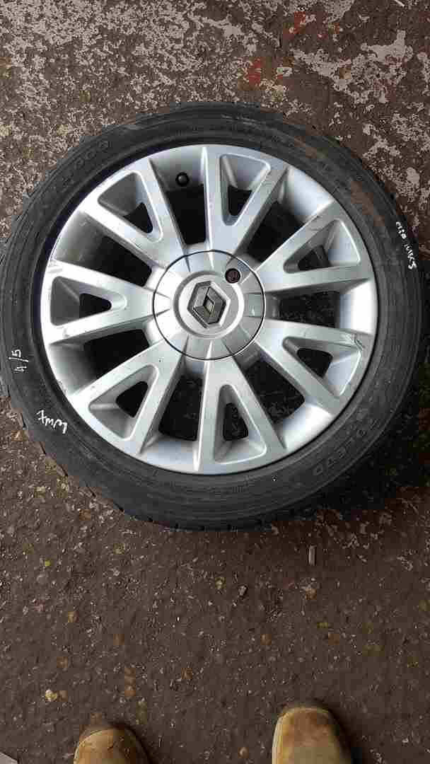 Thumb 5 Renault Clio MK3 2005-2012 Canasta Alloy Wheel + Tyre 195 50 16 7Mm Tread 4/5