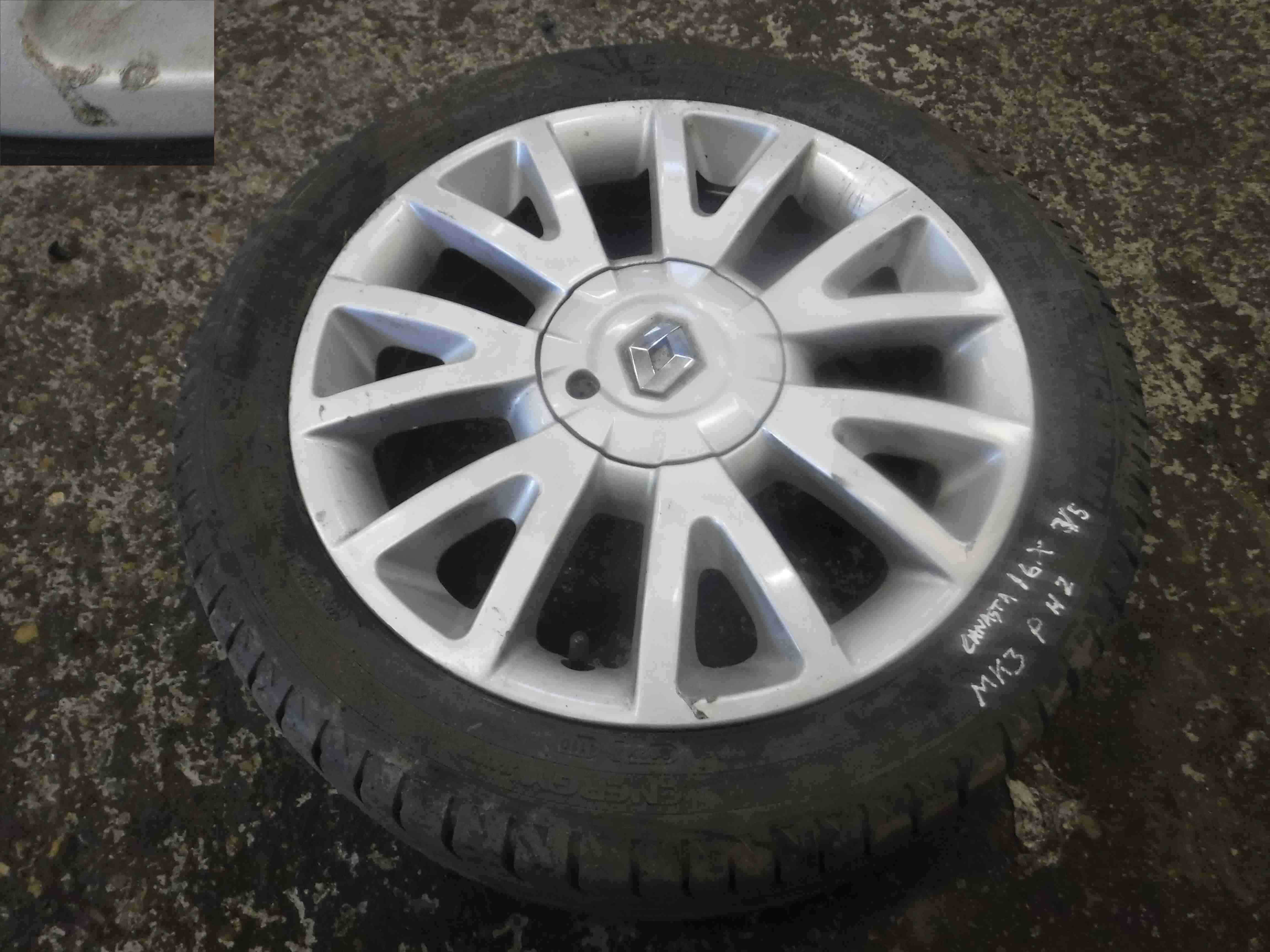 Renault Clio MK3 2005-2012 Canasta Alloy Wheel 16inch 3/5 3/5 8201075834