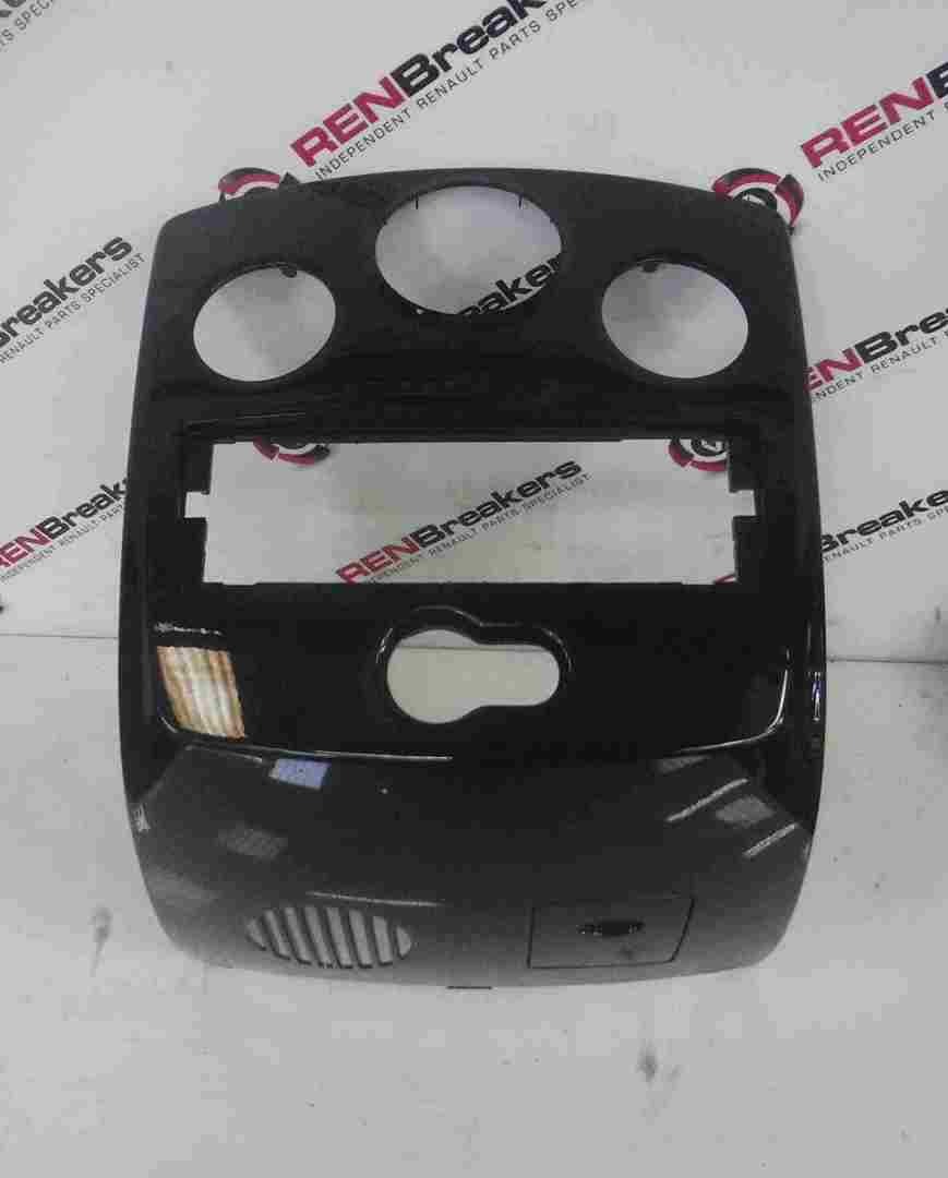 Renault Clio MK3 2005-2012 Centre Heater Controls Cd Surround Gloss Black