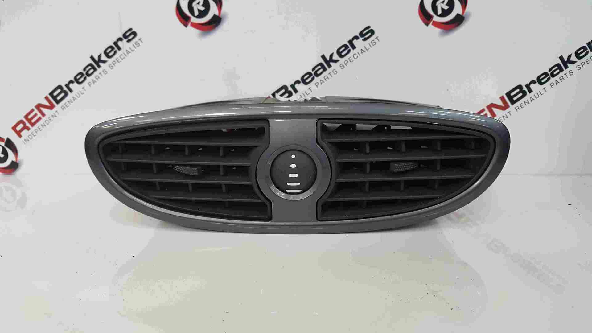 Renault Clio MK3 2005-2012 Centre Heater Vent + Gloss Grey Trim Surround