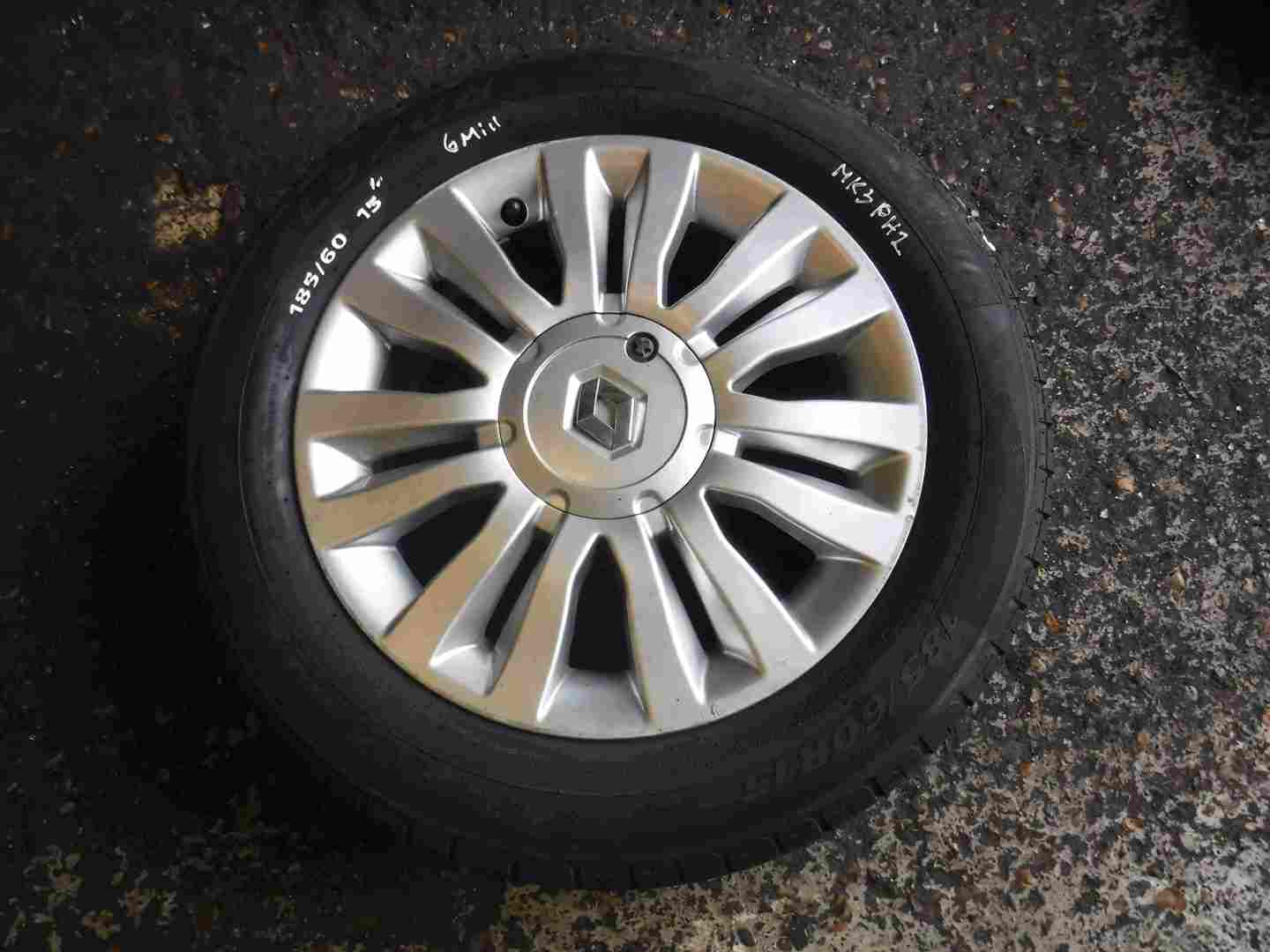 Renault Clio MK3 2005-2012 Del Arte Alloy Wheel + Tyre 185 60 15 6mm inch