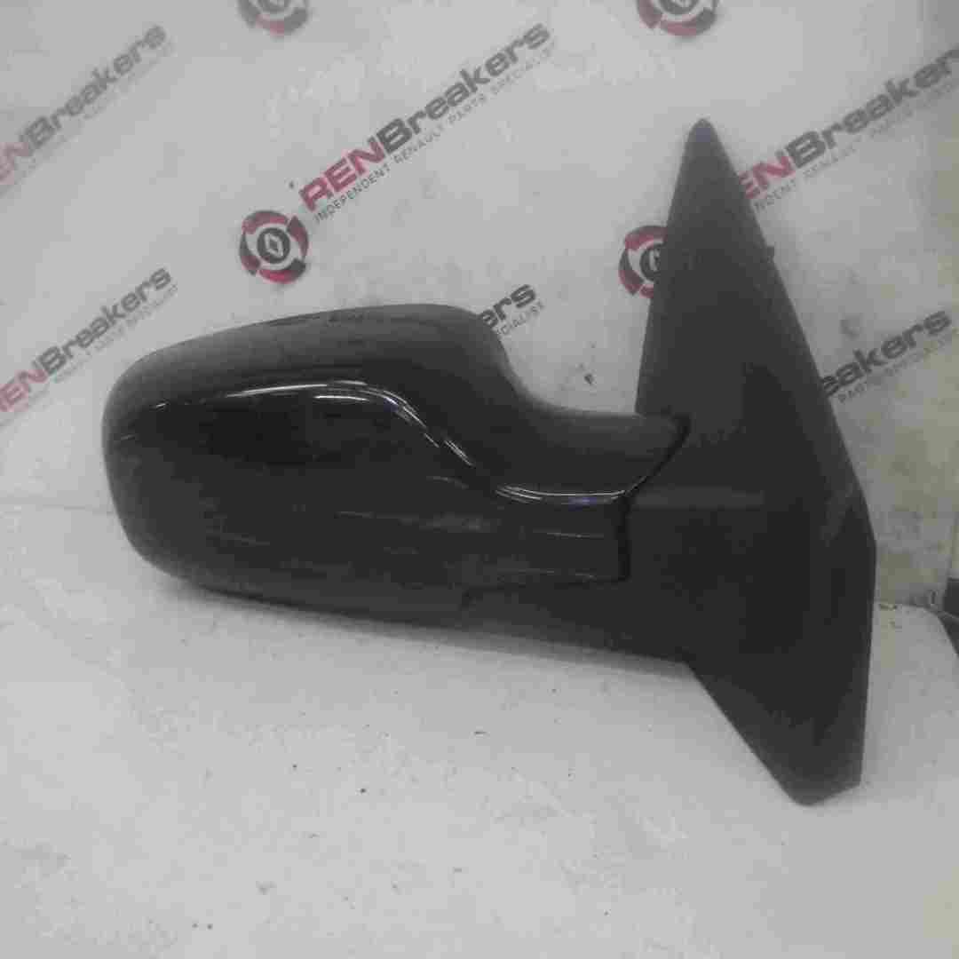 Renault Clio MK3 2005-2012 Drivers OS Wing Mirror Black 676