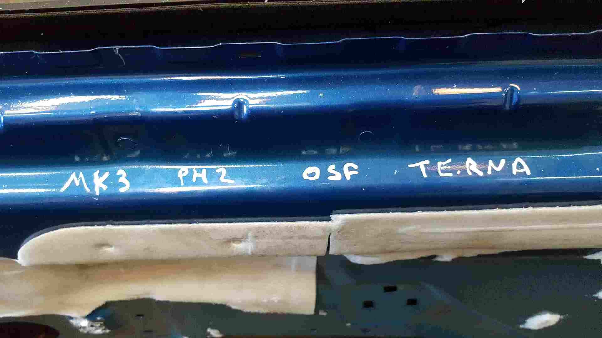 Renault Clio MK3 2005-2012 Drivers OSF Front Door Blue TERNA 3dr