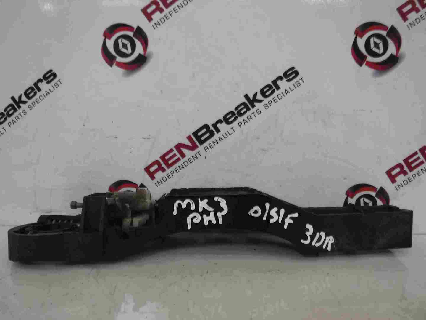 Renault Clio MK3 2005-2012 Drivers OSF Front Door Exterior Handle Backing Plate