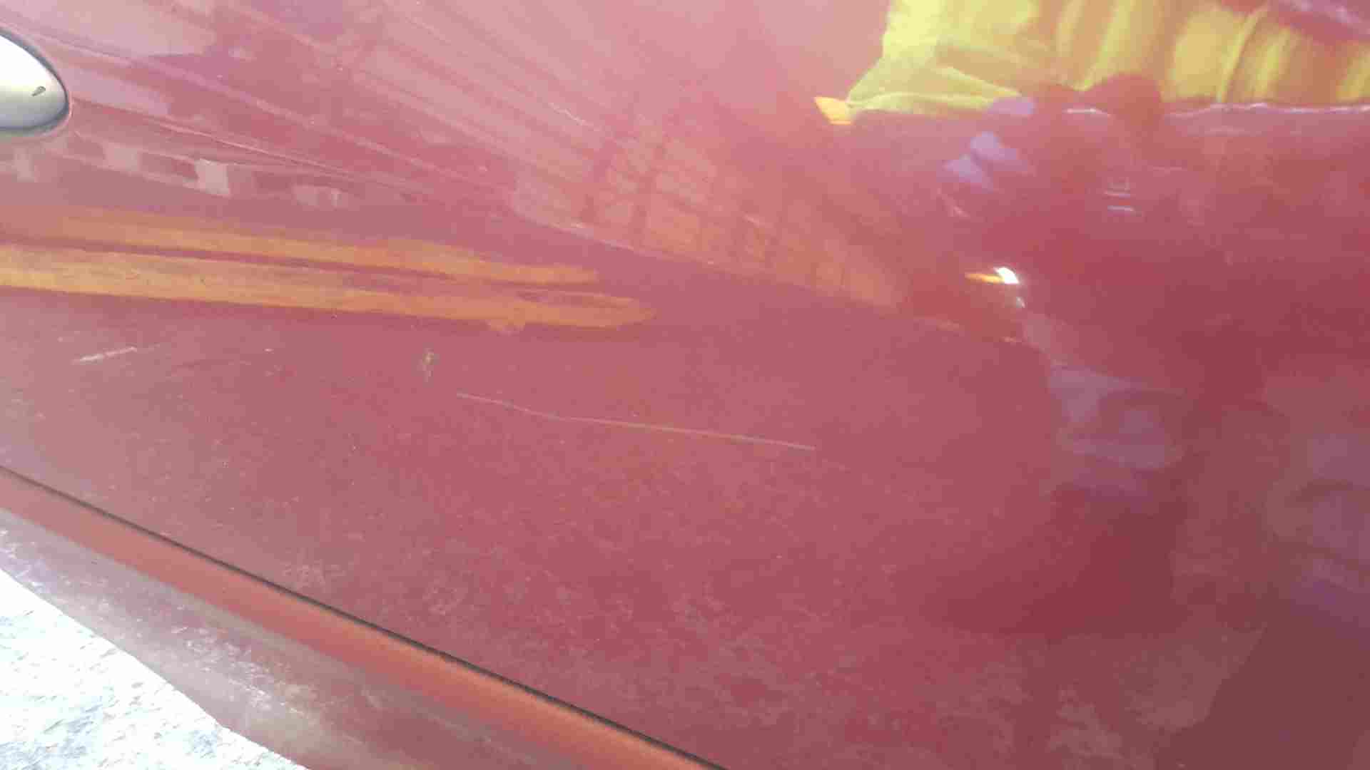 Thumb 3 Renault Clio MK3 2005-2012 Drivers OSF Front Door RED Tennj 3Dr