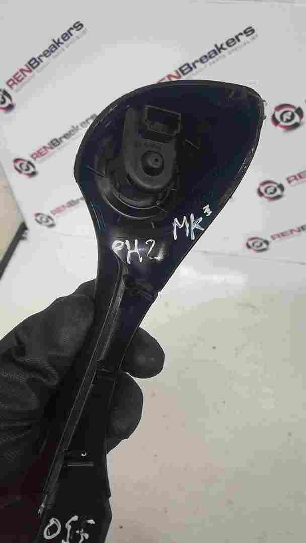 Renault Clio MK3 2005-2012 Drivers OSF Front Grab Handle Mirror Gloss Black