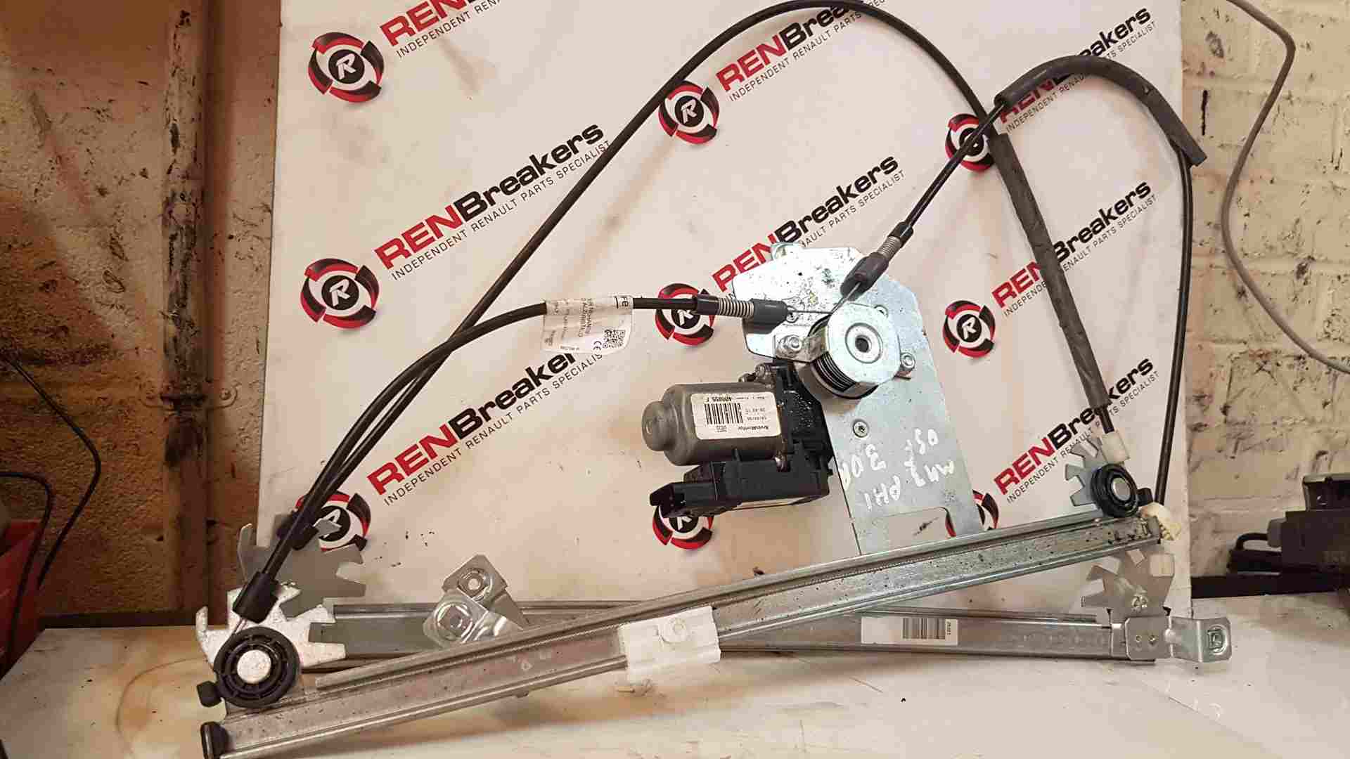 Thumb 2 Renault Clio MK3 2005-2012 Drivers OSF Front Window Motor Regulator 3Dr 6 PIN AM