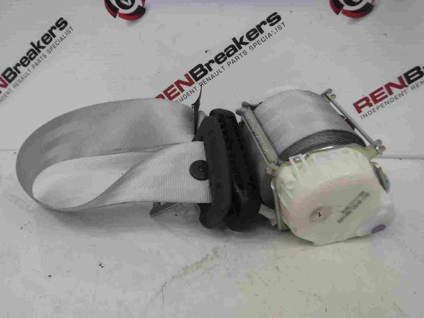 Renault Clio MK3 2005-2012 Drivers OSR Rear Seat Belt Silver 3dr