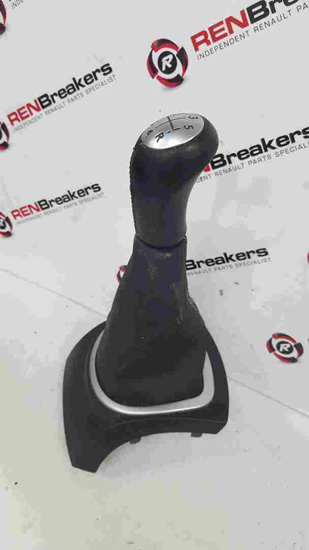 Renault Clio MK3 2009-2012 Gear Stick Gaitor Leather Surround Silver Trim -  Store - Renault Breakers - Used Renault Car Parts & Spares Specialist