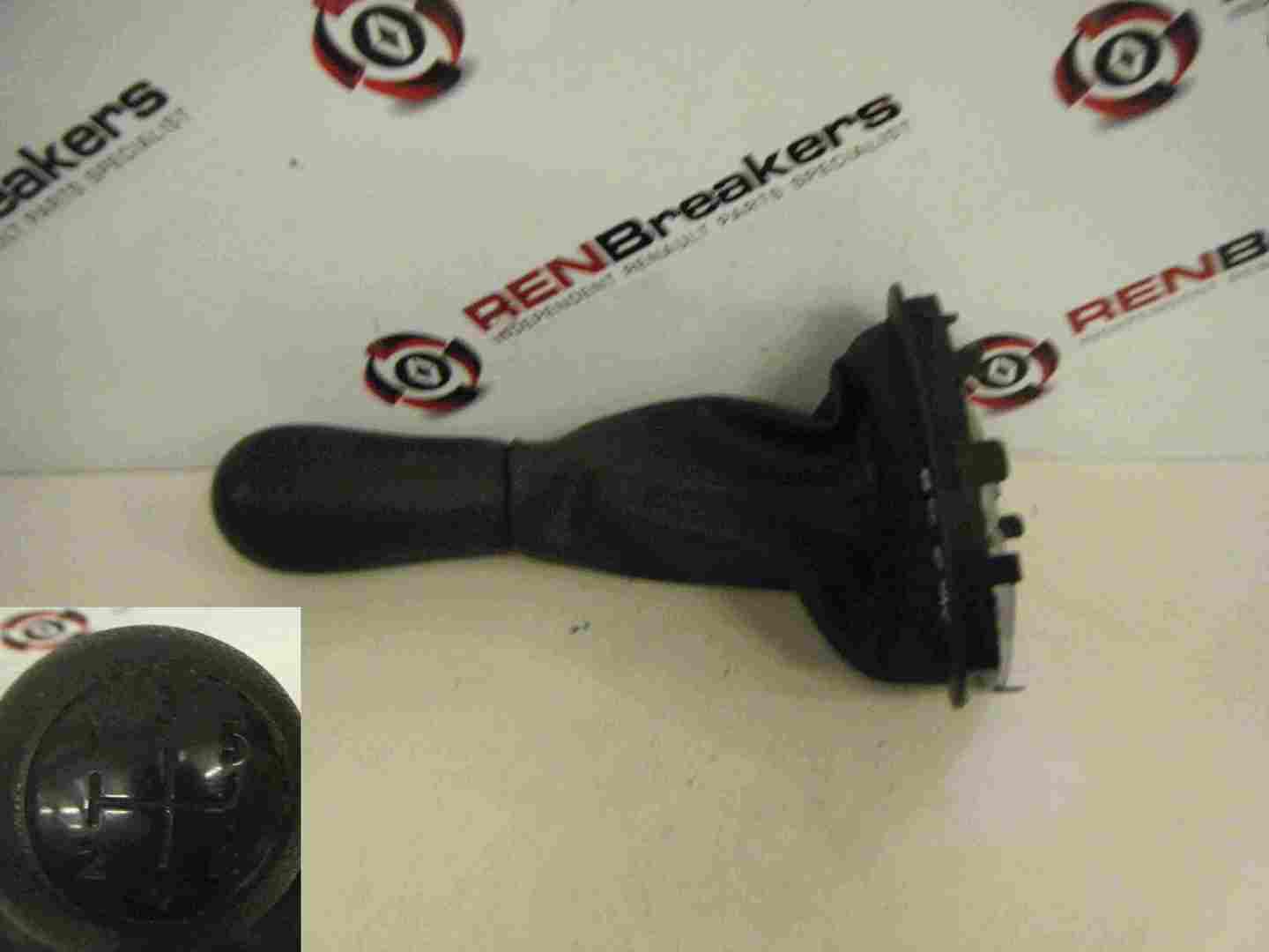 Renault Clio MK3 2005-2012 Gearstick Knob Gaitor Boot Leather 8200379961