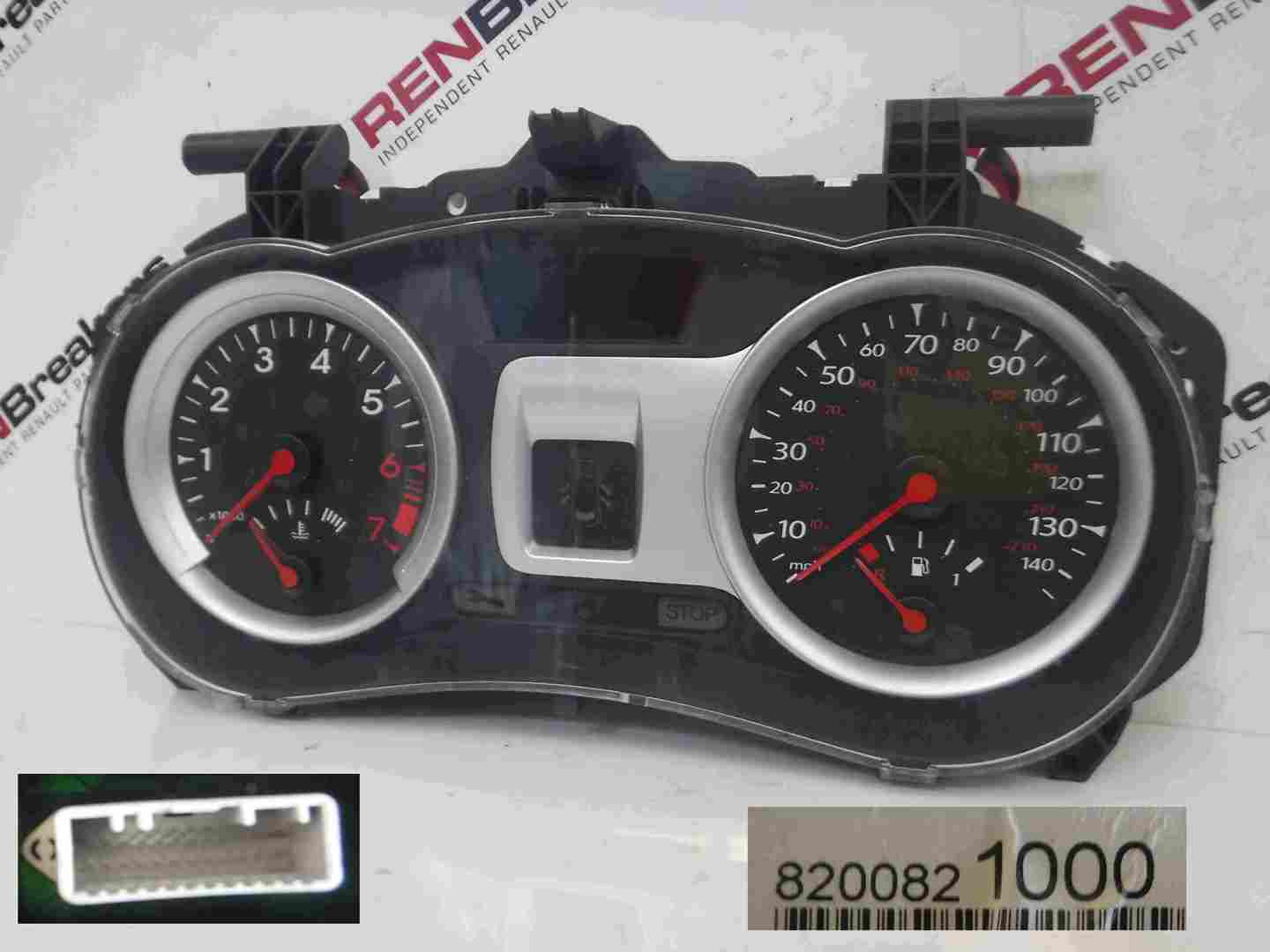 Renault Clio MK3 2005-2012 Instrument Clocks Dials Gauges 101K 8200821000