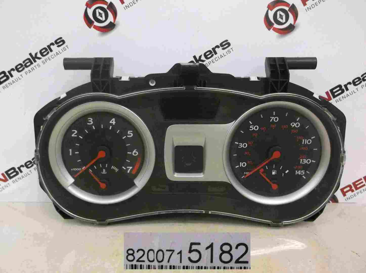 Renault Clio MK3 2005-2012 Instrument Dials Clocks Gauges 88K 8200715182