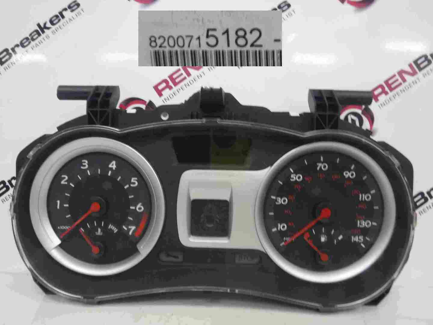 Renault Clio MK3 2005-2012 Instrument Panel Dials Clocks 73786K 8200715182