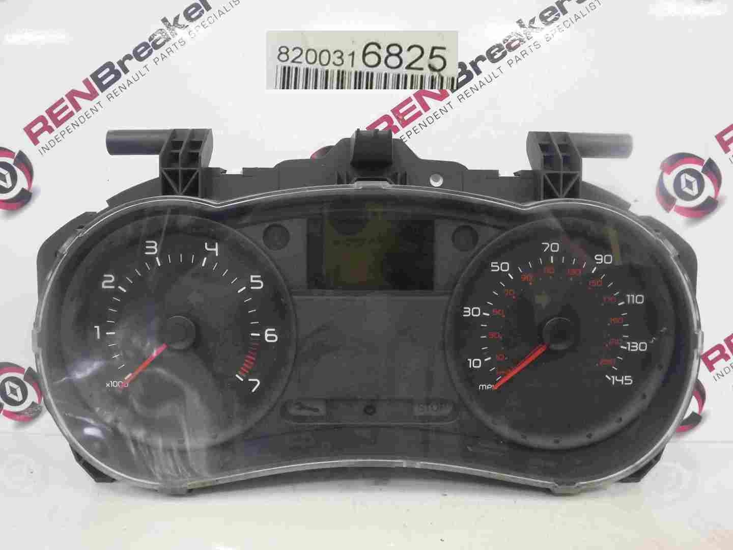 Renault Clio MK3 2005-2012 Instrument Panel Dials Clocks 97K 8200316825
