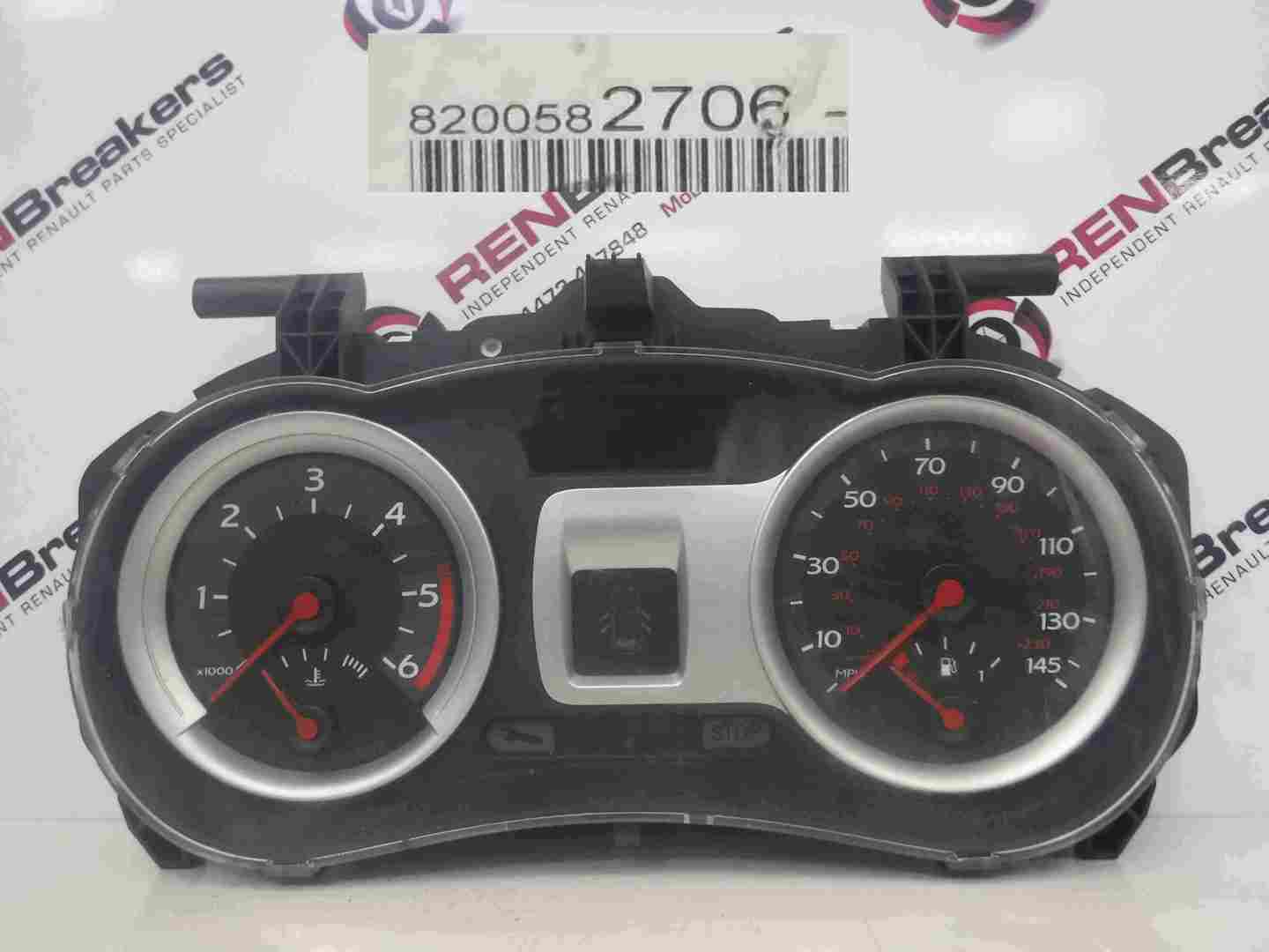 Renault Clio MK3 2005-2012 Instrument Panel Dials Gauges Clocks 8200582706