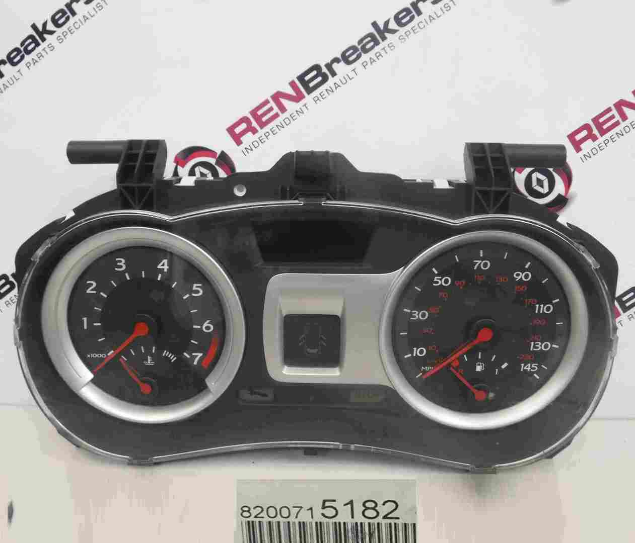 Renault Clio MK3 2005-2012 Instrument Panel Dials Gauges Clocks 67K 8200715182