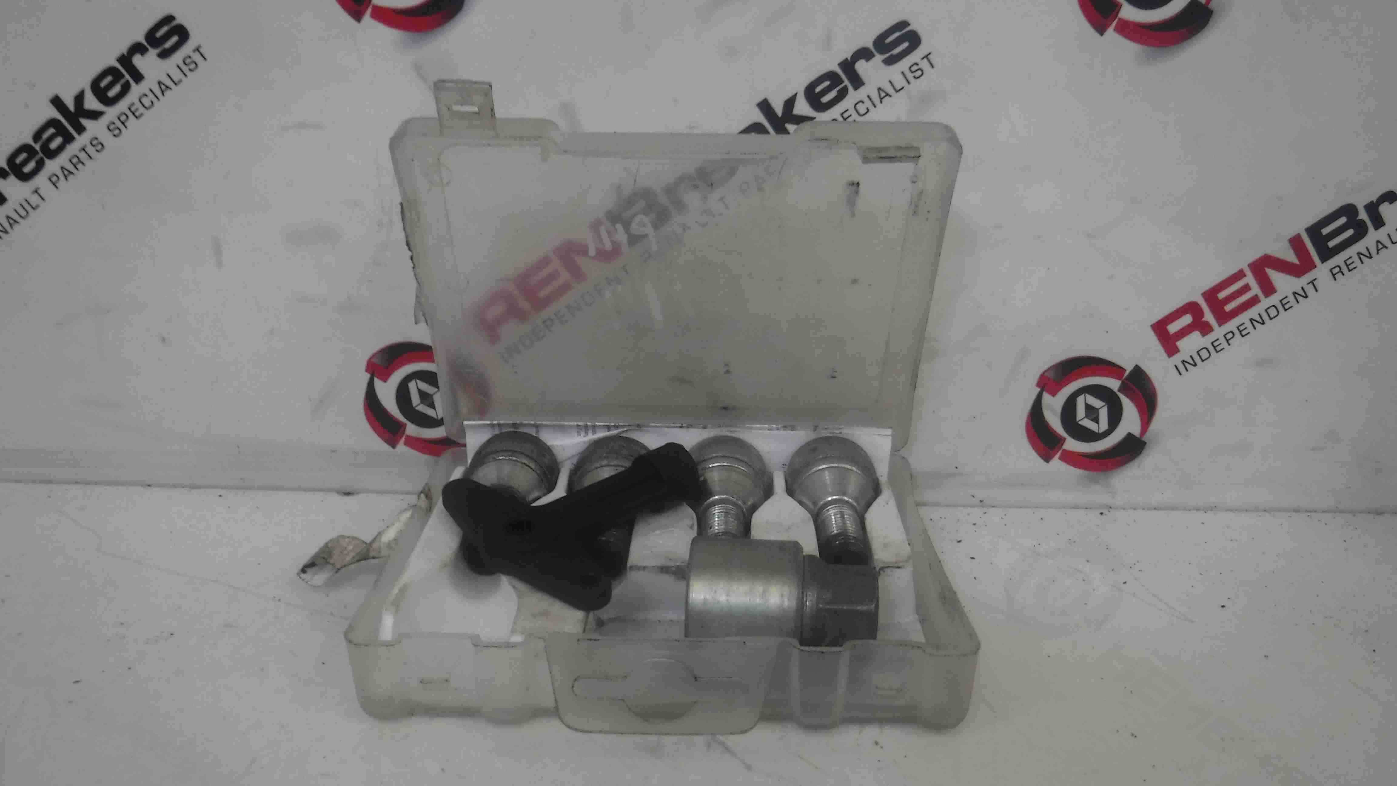 Renault clio locking clearance wheel nut key