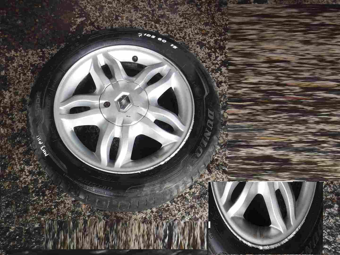 Renault Clio MK3 2005-2012 Mahonia Alloy Wheel + Tyre 185 60 15 7mm Tread 4/5