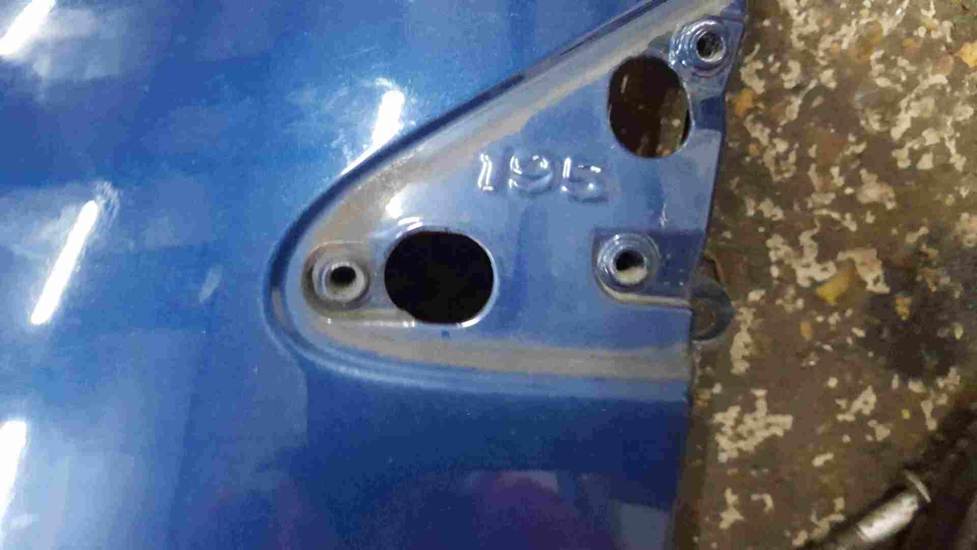 Thumb 2 Renault Clio MK3 2005-2012 Passenger NS Wing Blue 432 195