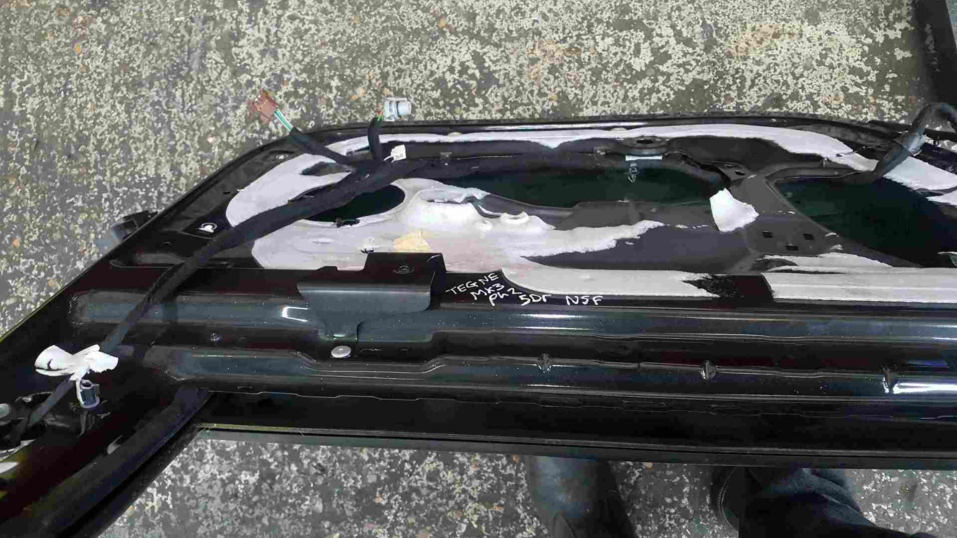 Thumb 3 Renault Clio MK3 2005-2012 Passenger NSF Front Door Black TEGNE 5dr