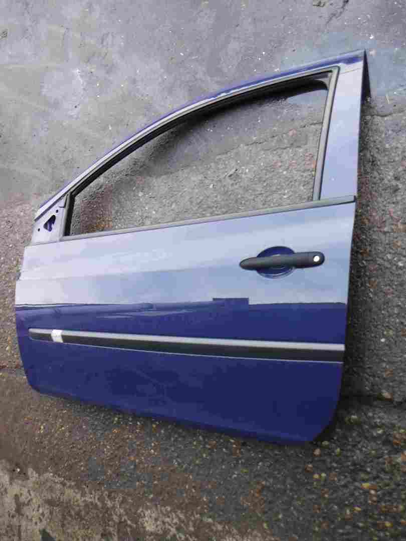 Renault Clio MK3 2005-2012 Passenger NSF Front Door Blue 460 3dr