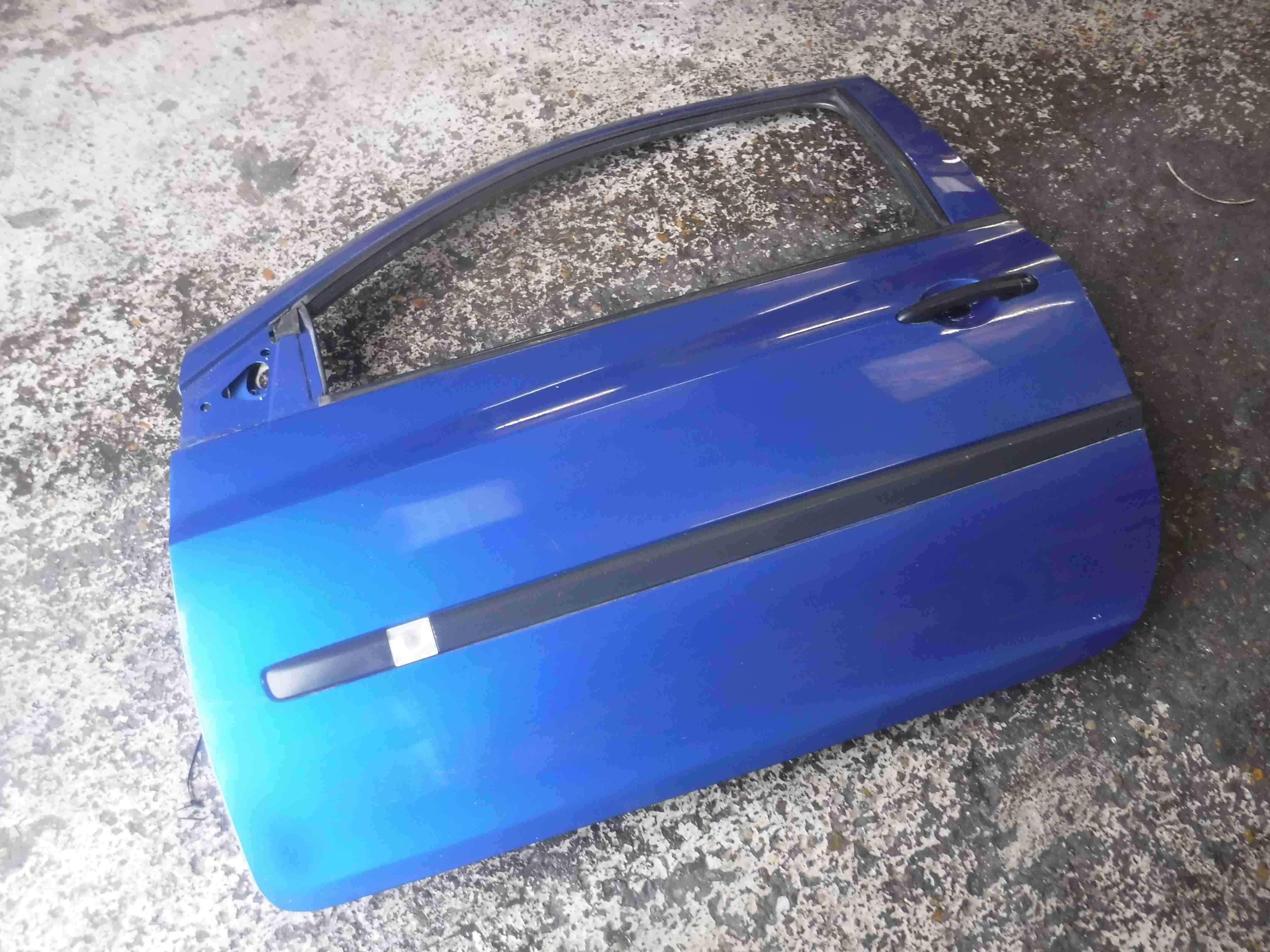 Renault Clio MK3 2005-2012 Passenger NSF Front Door Blue TERNA 3dr