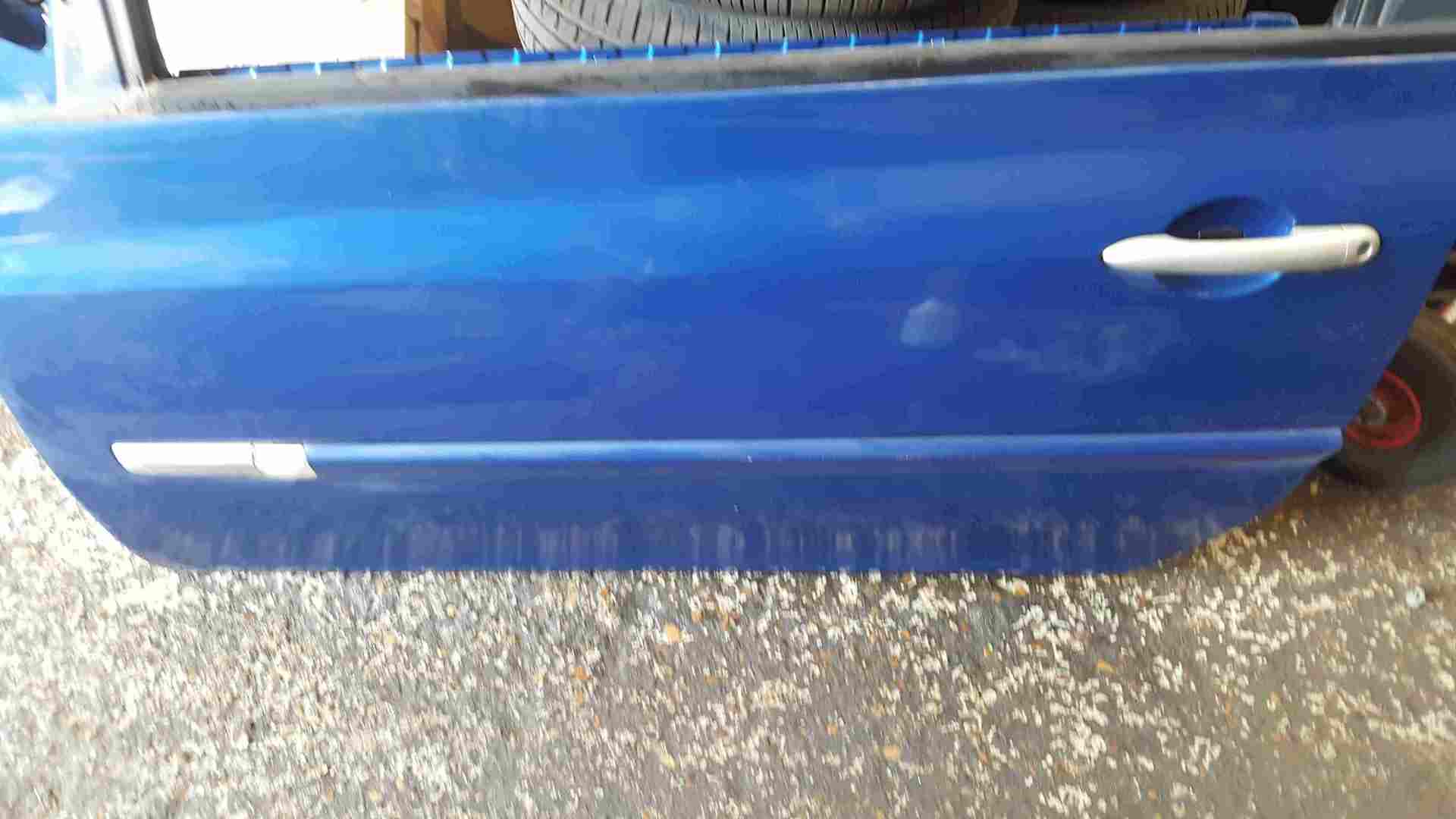 Renault Clio MK3 2005-2012 Passenger NSF Front Door Blue TERNA 3dr