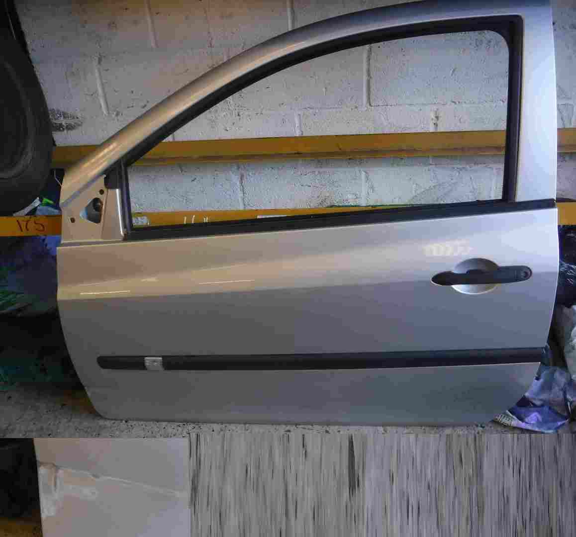 Renault Clio MK3 2005-2012 Passenger NSF Front Door Silver TED69 3dr