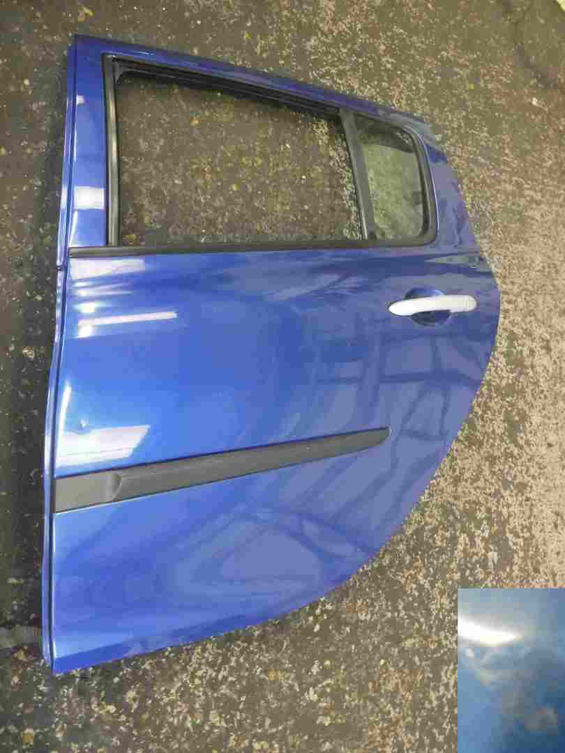 Renault Clio MK3 2005-2012 Passenger NSR Rear Door Blue TERNA