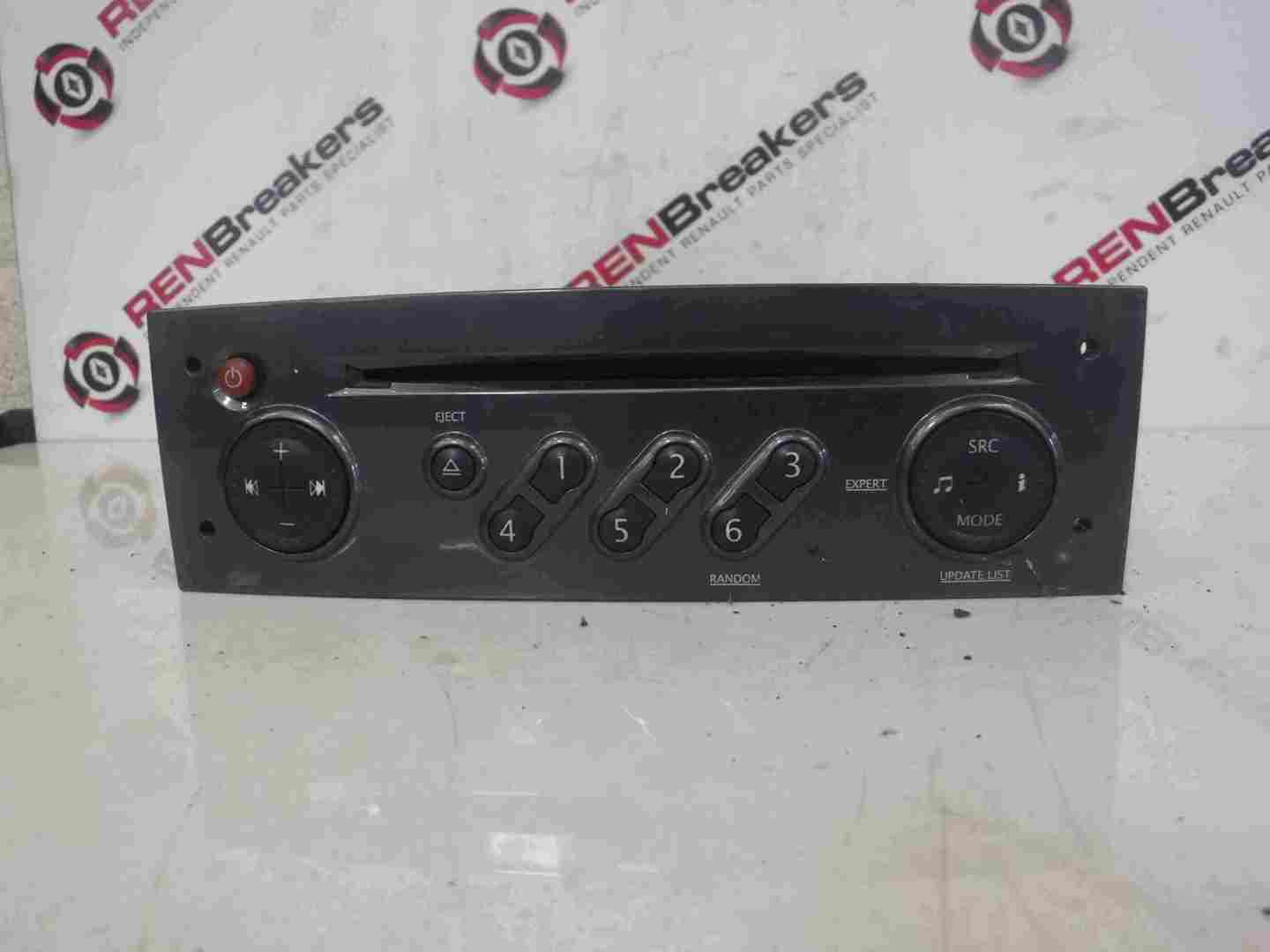 Renault Clio MK3 2005-2012 Radio Cd Player Update List + Code Grey 8200666146
