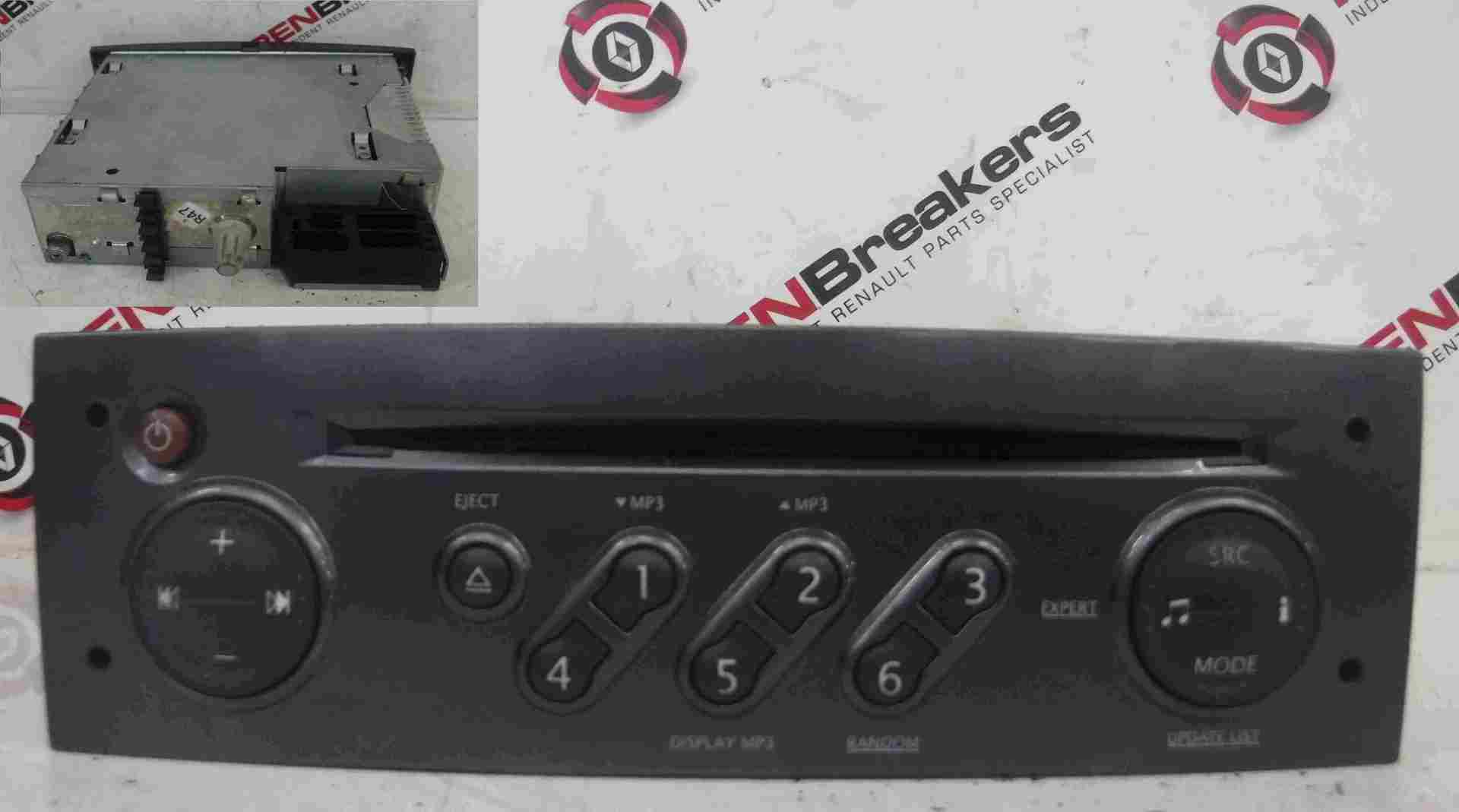 Renault Clio MK3 2005-2012 Radio Cd Player Update List   Code Gloss Grey