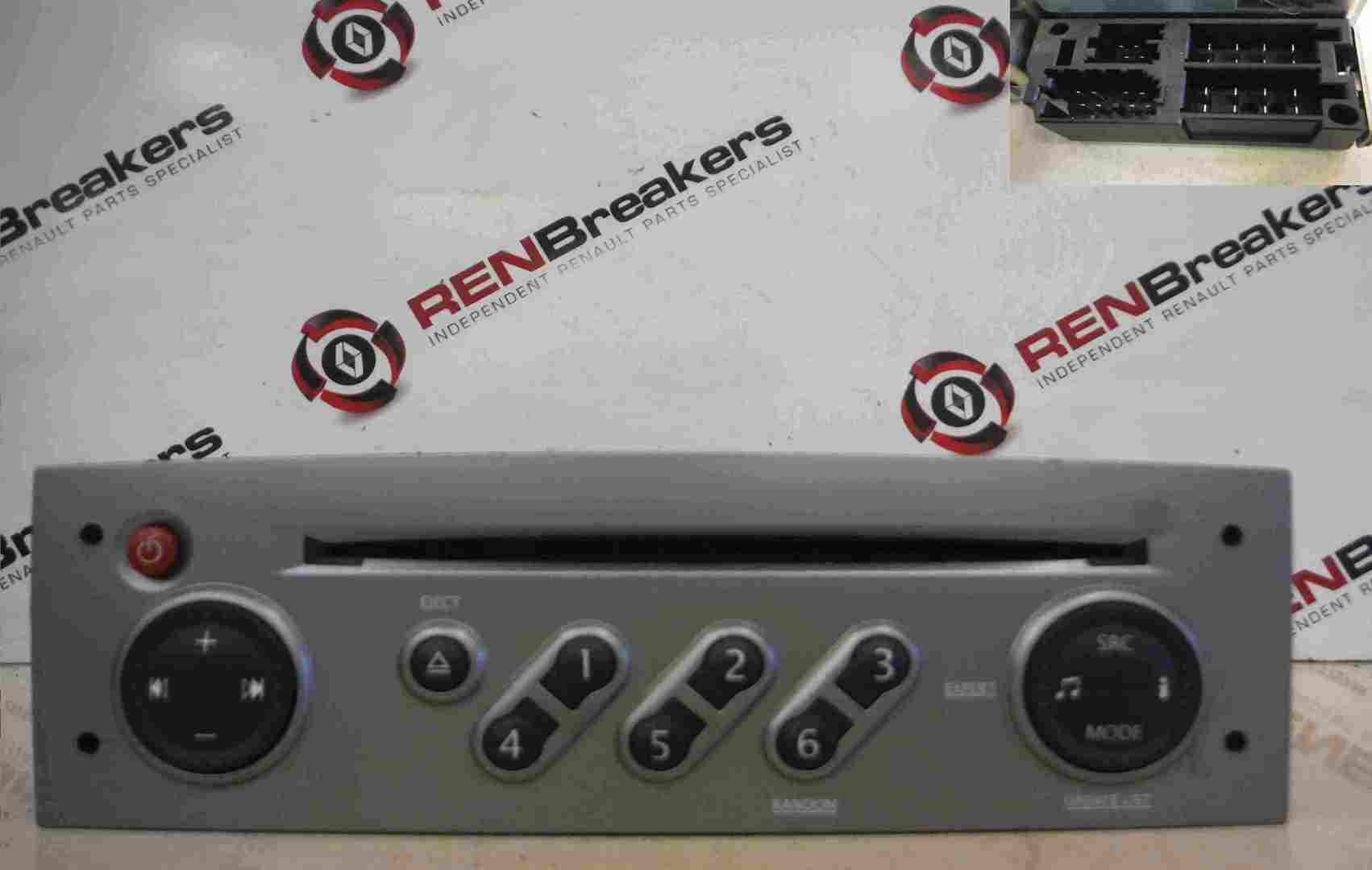 Renault Clio MK3 2005-2012 Radio Cd Player Update List   Code Silver 8200562686